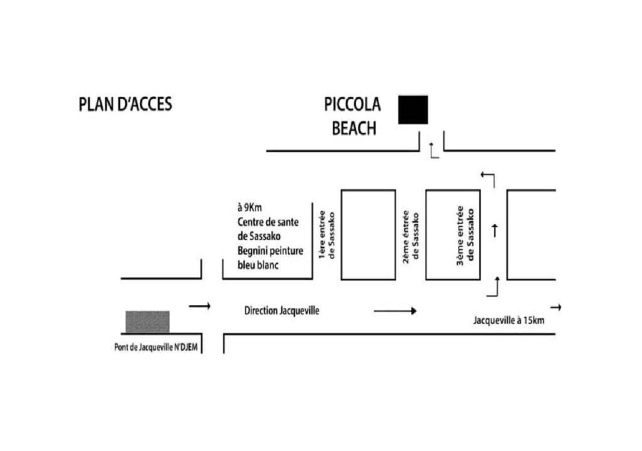 Piccola Beach Sassako Begniny Esterno foto
